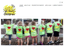 Tablet Screenshot of kidsloveagc.com